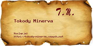 Tokody Minerva névjegykártya